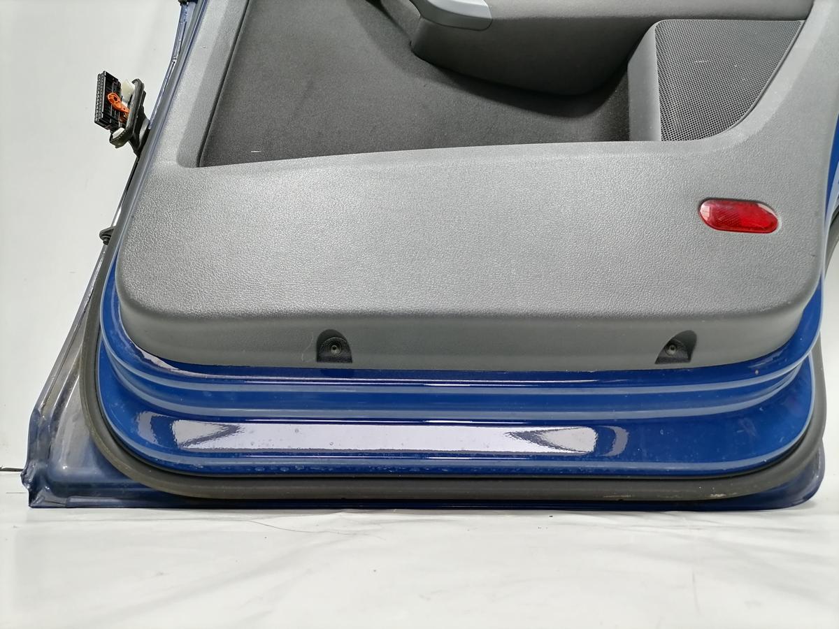 VW Touran 1T original T&uuml;r hinten rechts LL5M Indienblau Rohbau Bj.2008